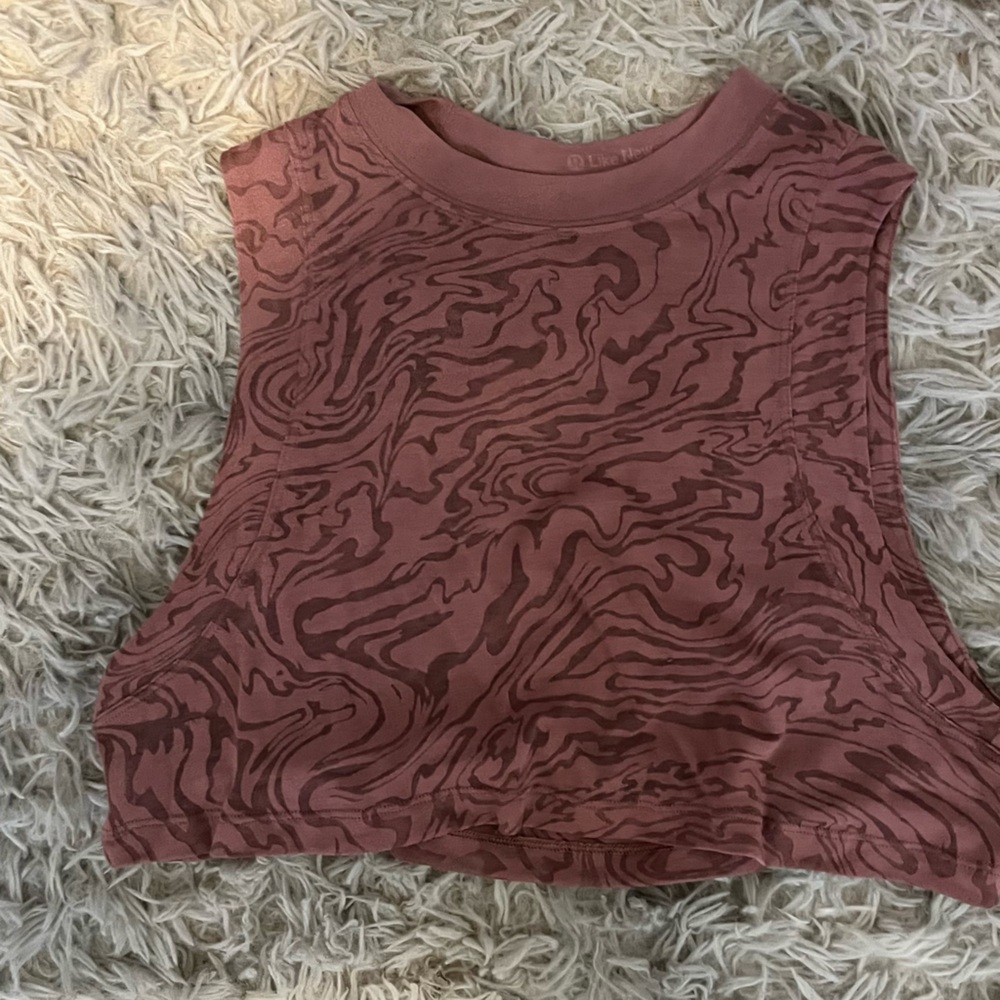 Lululemon all yours cropped tank top